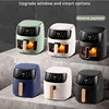 New 8L Stainless Steel Large-Capacity Air Fryer Household Visual Electric Oven Oil-Free Multifunctional Home Black White Green 4