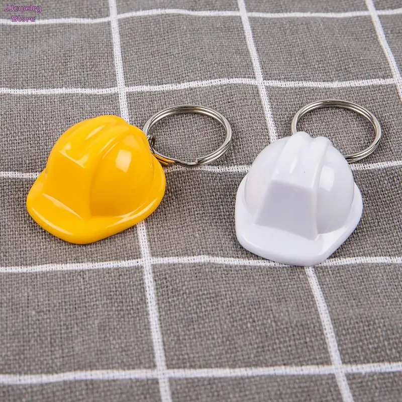 Plastic Mini Safety Helmet Keychain Creative Hard Hat Keychain Men and  Women Fashion Small Pendant Bag Charms - AliExpress