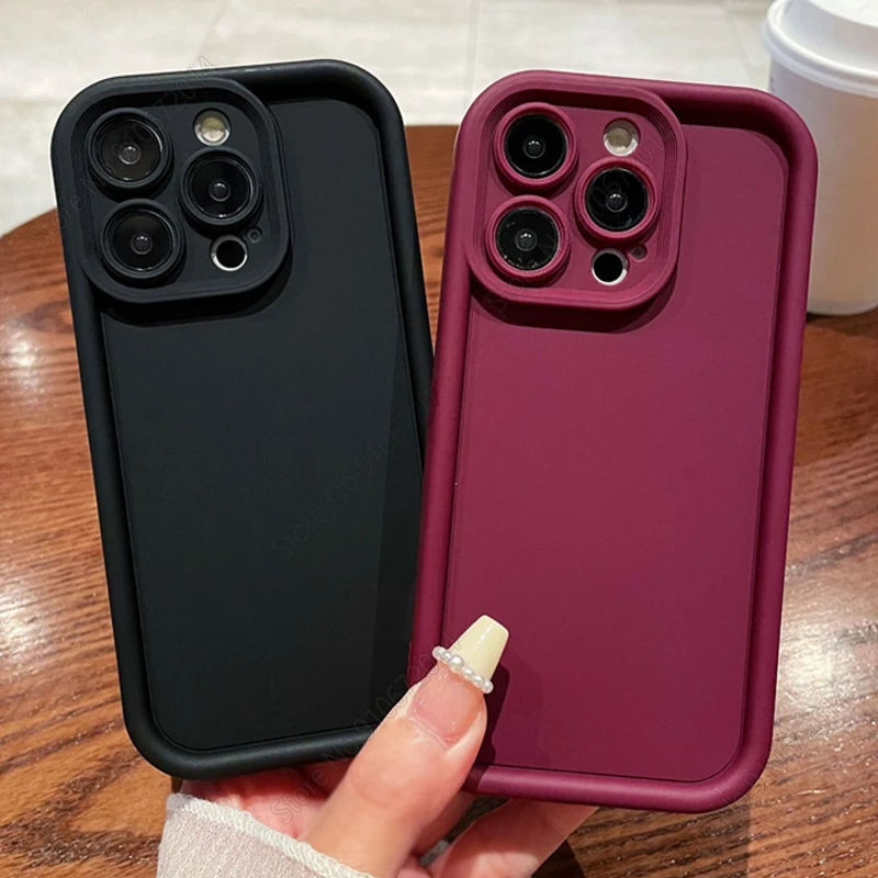 RanTuo Cover Per Realme C35 | Custodia In Silicone Morbido Antiurto | Antigraffio E Antiscivolo | Colore Nero - 2