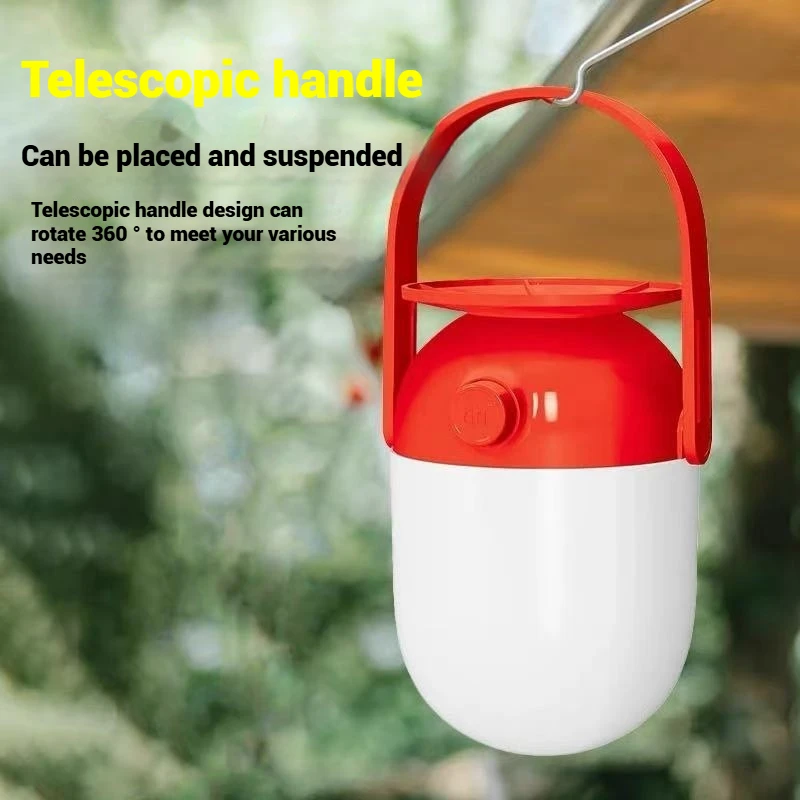 Camping Latern Waterproof Led Outdoor Light Portable Rechargeable Lamp With Rechargeable charging Travel lighting