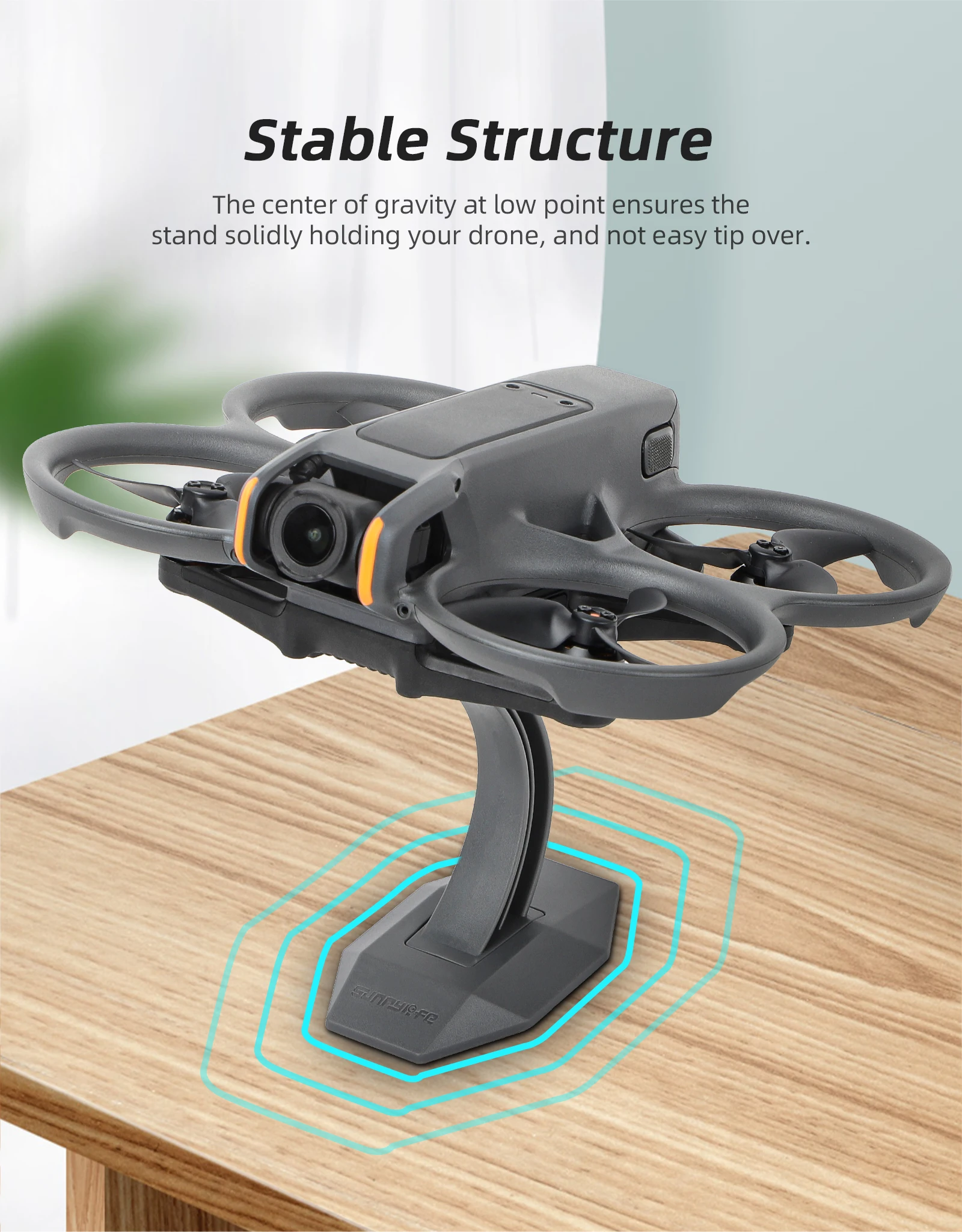 Présentoir pour DJI Avata 1, support d'affichage de bureau avec base antidérapante