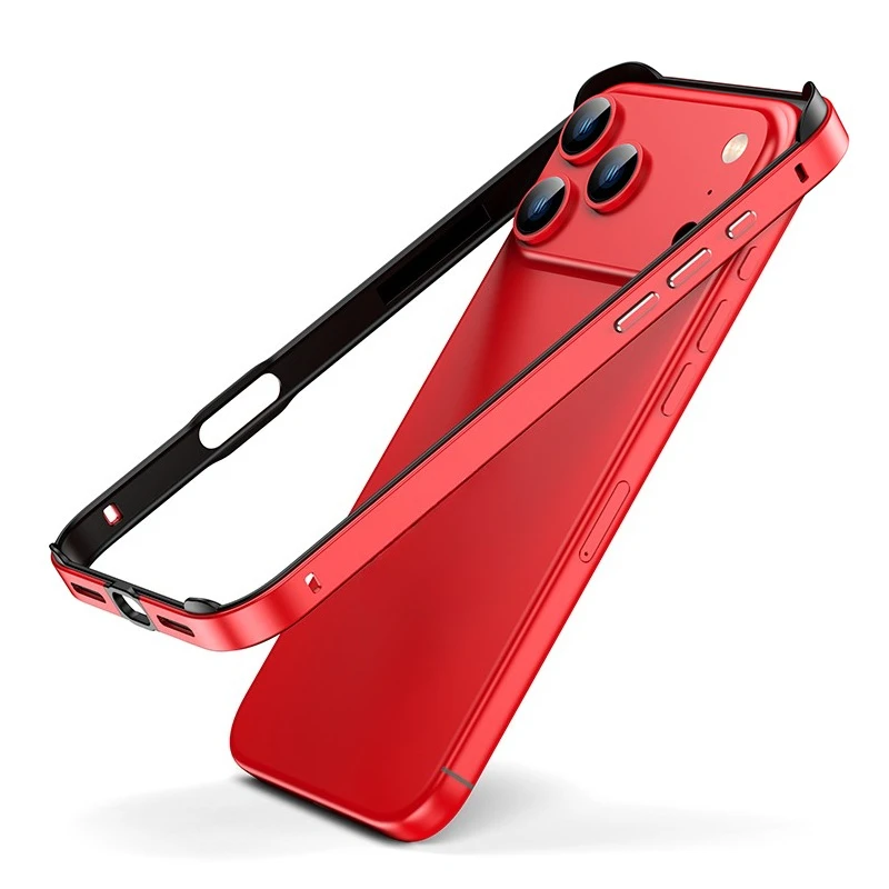 Sleek Ultrathin Aluminum Heat Dissipation Frame Case with Anti-Drop TPU Bumper