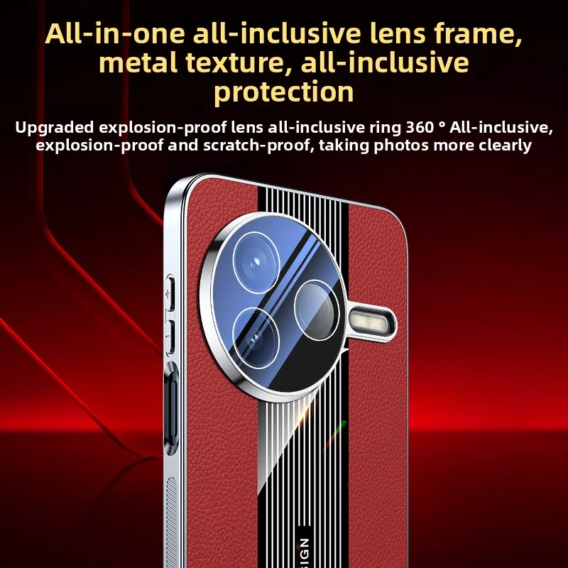 Luxury Hard PU Leather Plated Protective Back Cover Case
