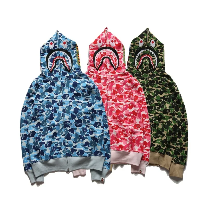 

Fall and winter hoodie for men and women Shark hoodie zipper coat men clothing sweatshirt hoodie harajuku streetwear men