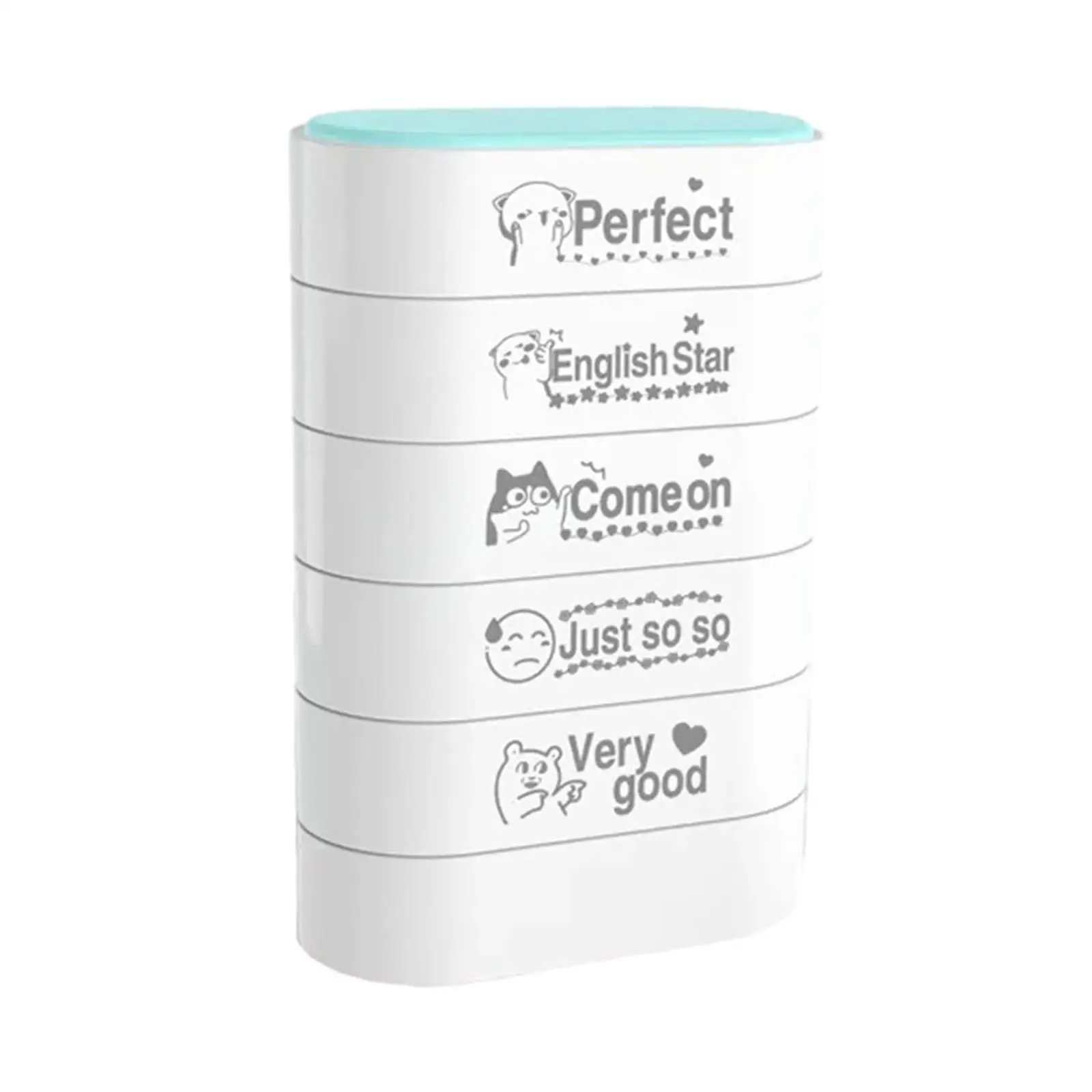 Teacher Stamps for Grading Encourages Clear Printing Very Good Student Come on Rewards Motivational Primary School Teachers Seal