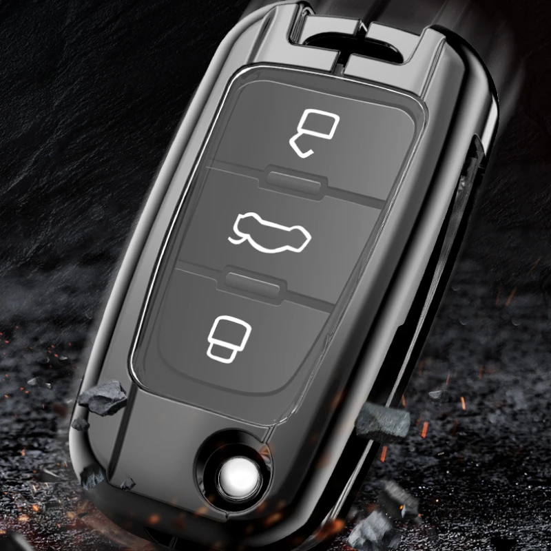 3 pulsanti in lega Tpu Remote Flip guscio chiave auto pieghevole per MG GS Roewe MG7 GT GS 350 360 750 W5 - S0a247dc06ff14ecdbae182cc950b38966
