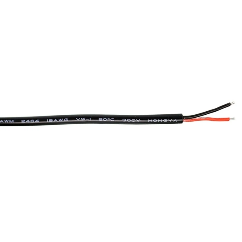 5.5MM x 2.5MM 수 플러그-베어 와이어 오픈 엔드 전원 와이어 공급 장치 수리 케이블 18 AWG 5525 커넥터 DC5525 땋은 머리