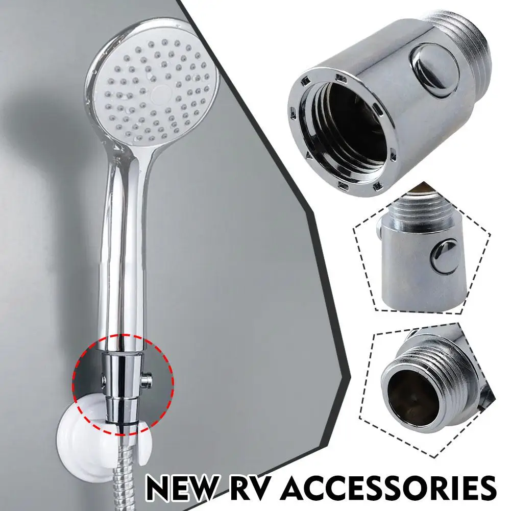 

RV Shower Head Control Switch Shut Off Stop Valve Water Bathroom Head Saving Handheld Bidet Sprayer Valve Shower Pipe Accessorie
