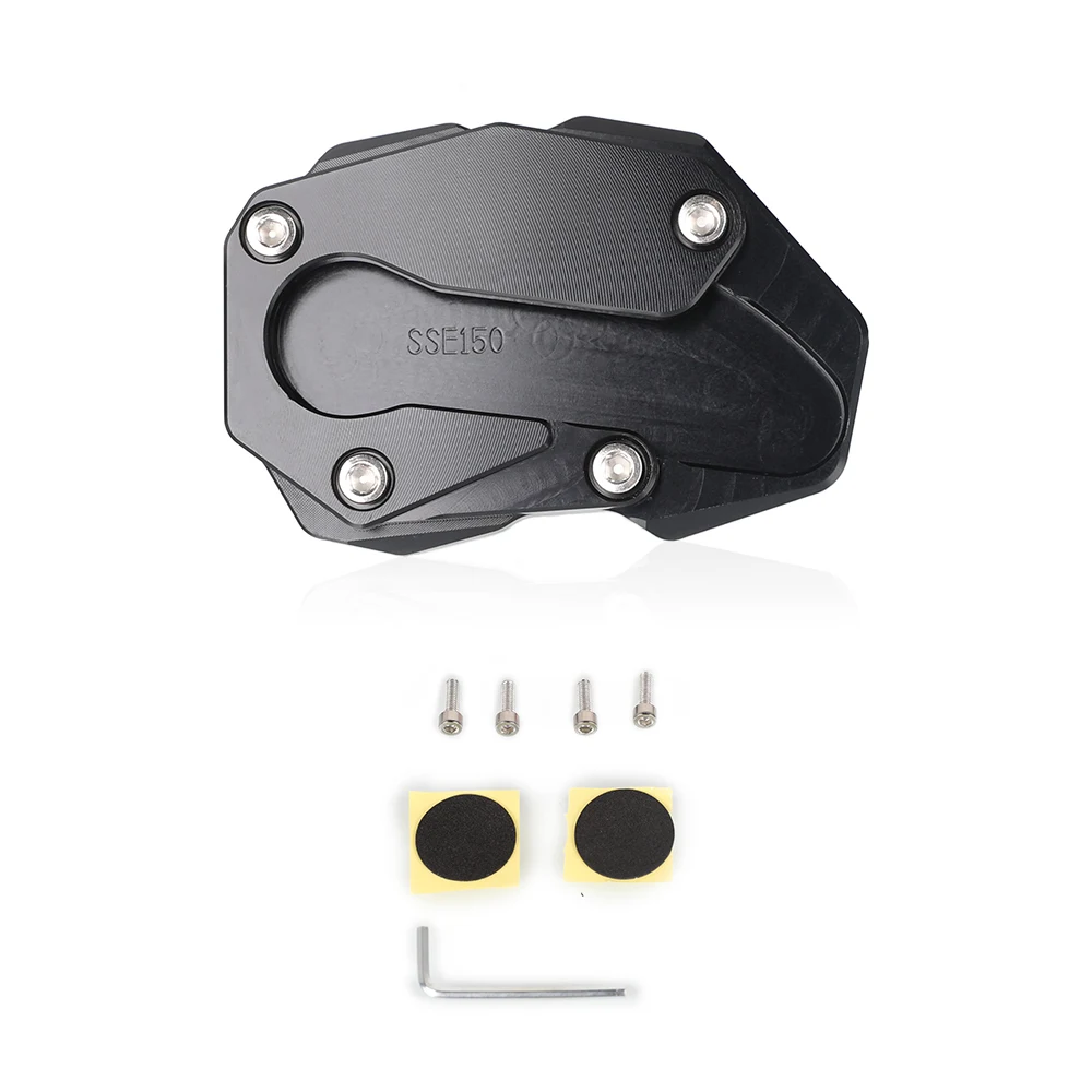 

FOR BENDA BD300 BD500 BOX400 Motorcycle CNC Kickstand Enlarge Plate Foot Side Stand Enlarger Extension Support Pad