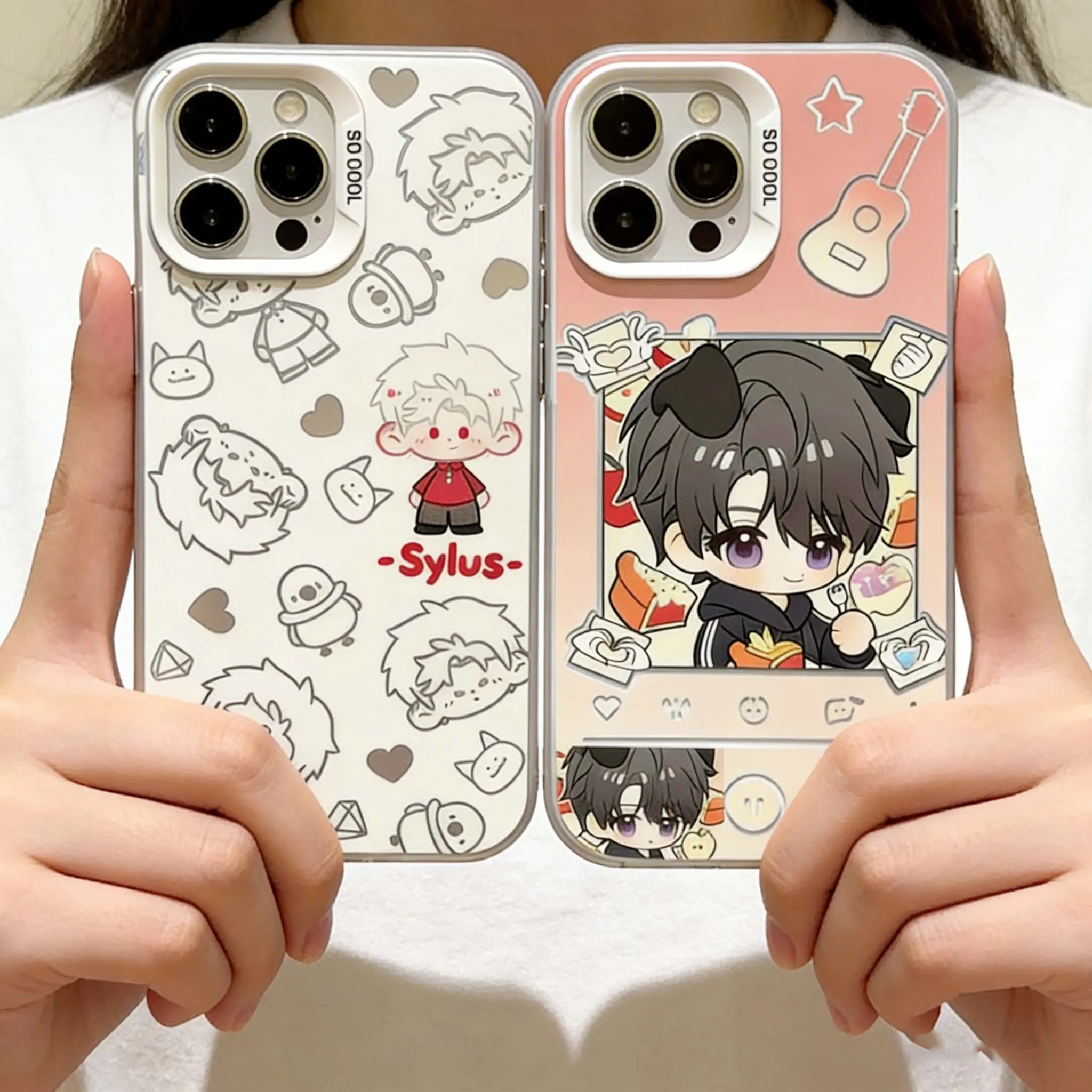 Stylus Love and Deep Space Matte IMD Protective Case Cover