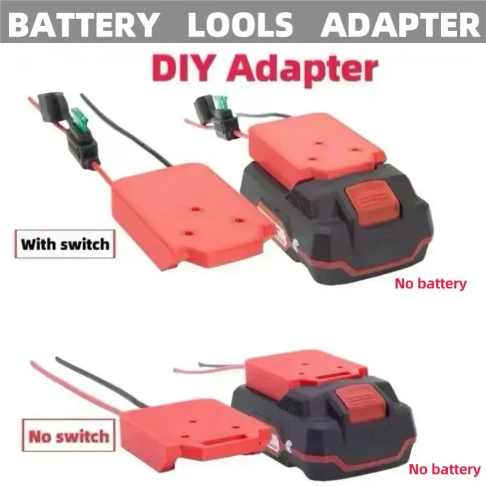 Per Lidl Parkside X20V Team Li-Ion Battery Connecter Adattatore Di Uscita Montaggio A Pannello Trapano Connettore Batteria Adattatore Di Uscita