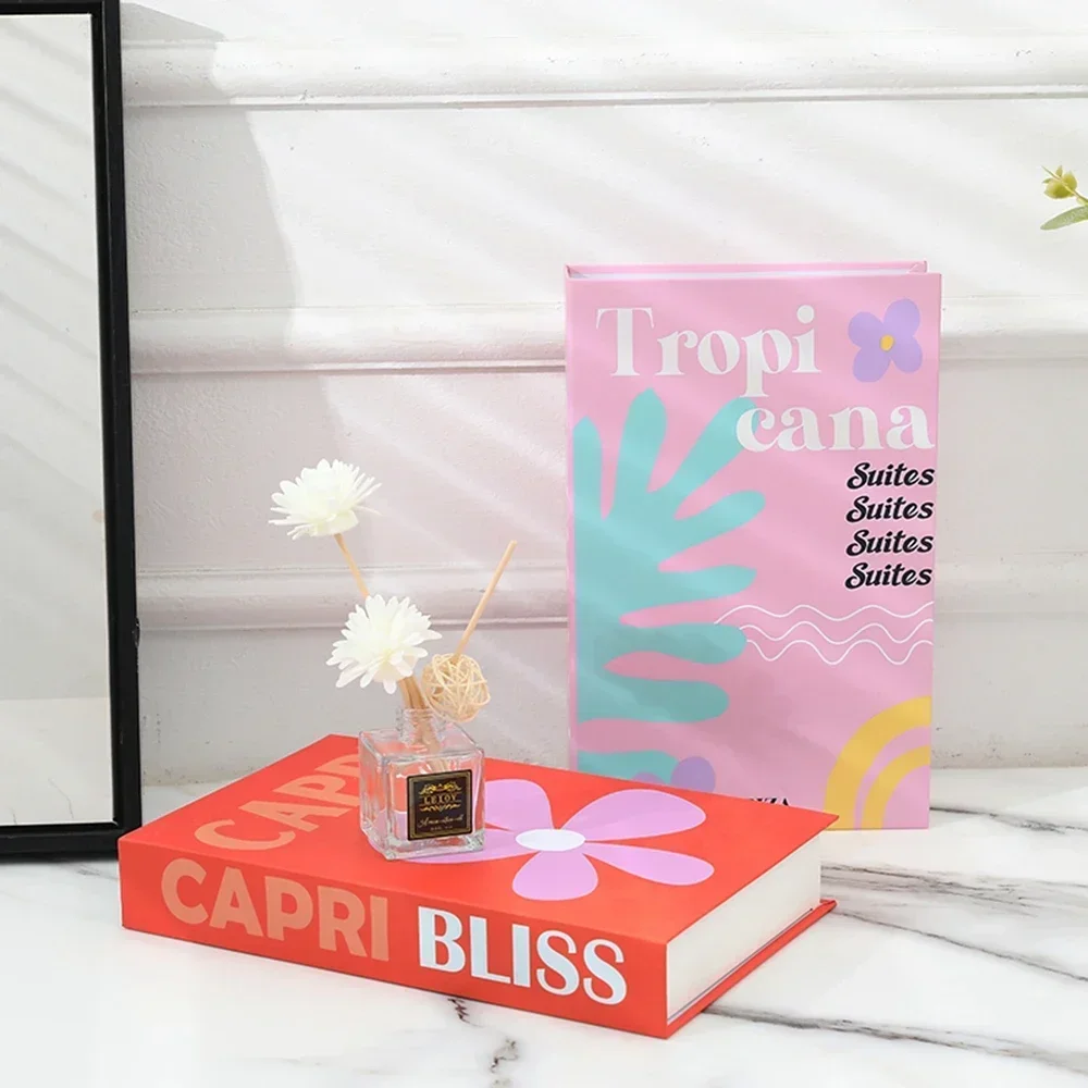 Travel Series Fake Book Decoration Coffee Table Living Room Fashion Prop Books IBIZA CAPRI
