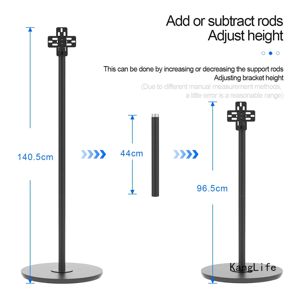 thumbnail image 2 of Universal Tripod Stand For 3D Hologram Projector Fans - Adjustable Height 31.5-70.9in, Fits 42cm To 100cm All Models 2 of 11