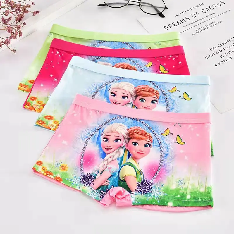 4pcs Disney Anna Elsa Princess Girls Kids Panties Cartoon Cute Pink Teen  Underwear Summer Modal Shorts Kids Boxers Baby Clothing - Panties -  AliExpress