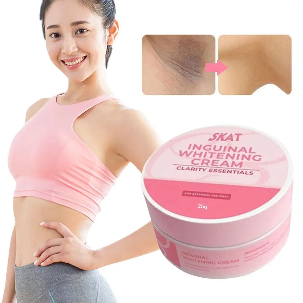 Whitening Cream For Private Part Brighten Dark Skin Permanent Bleaching For The Whole Body Underarm Elbow Knee Buttocks 25g D7o1 hydrotherapy bed electric head up knee bending whole body physiotherapy massage electric beauty bed lifting heating