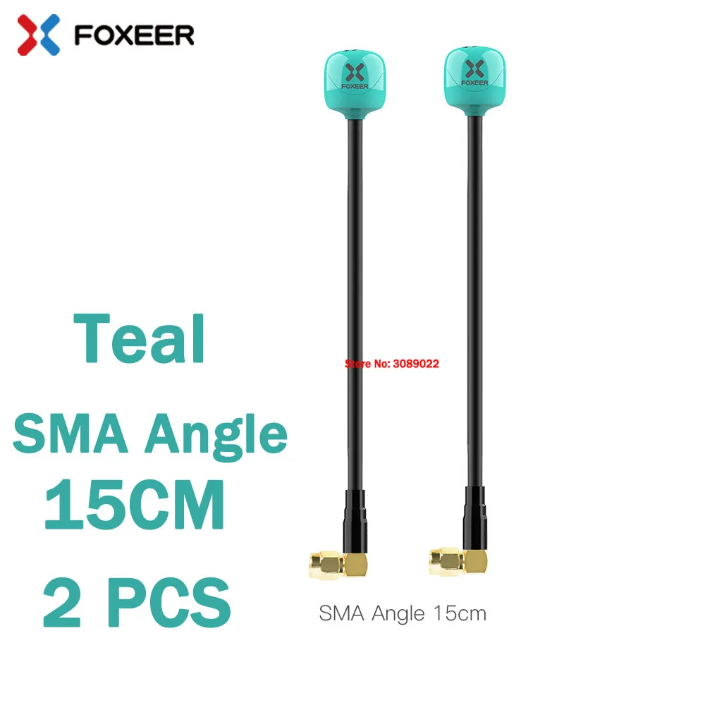 2PCS Teal SMA A