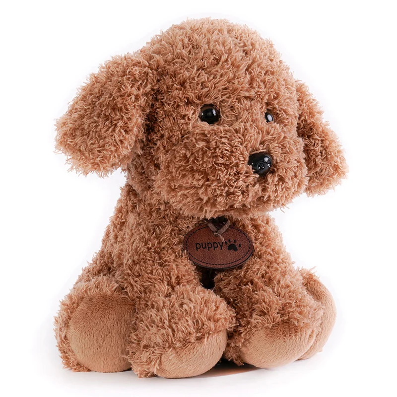 Peluche De Perrito Gris Oscuro – Suave Y Esponjoso, Perfecto Para Bebés Y Niños Desde El Nacimiento