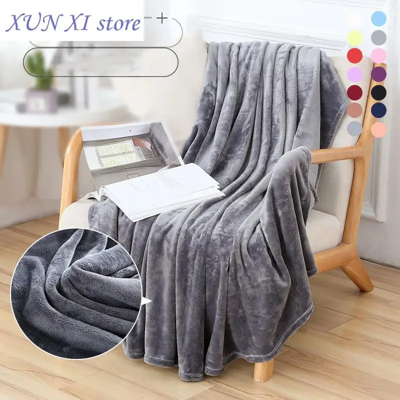 

New Wholesale Fleece Blanket Winter Sheet Bedspread Lightweight Super Soft Cozy Bed Blankets Microfiber Nap Blanket Factory Shop