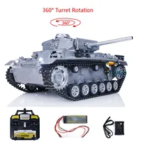 In Stock Mato Metal 1/16 Scale German Panzer III BB Shooting RTR RC Tank 1223  Gift Toys 1