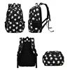 3PCS/Set  Aesthetic Backpack Kid Nylon Colorful Class School Bag for Girls Teenage Youth Backpack Children's School Pencil Cases 2