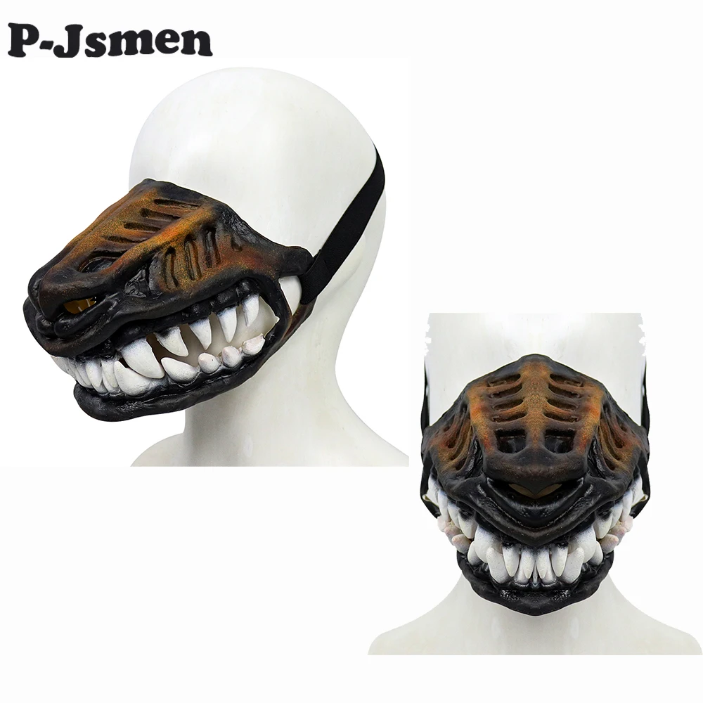 

Bulex Animal Dog Mouth Mask Adults Helmet Padded Latex Rubber Role Play Dog Mask Puppy Halloween Cosplay Props
