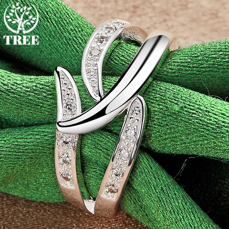 Nuovo anello in argento Sterling 925 nobile lucido elegante AAA con zirconi per anelli da donna festa di moda banchetto di compleanno gioielli con ciondoli per matrimoni