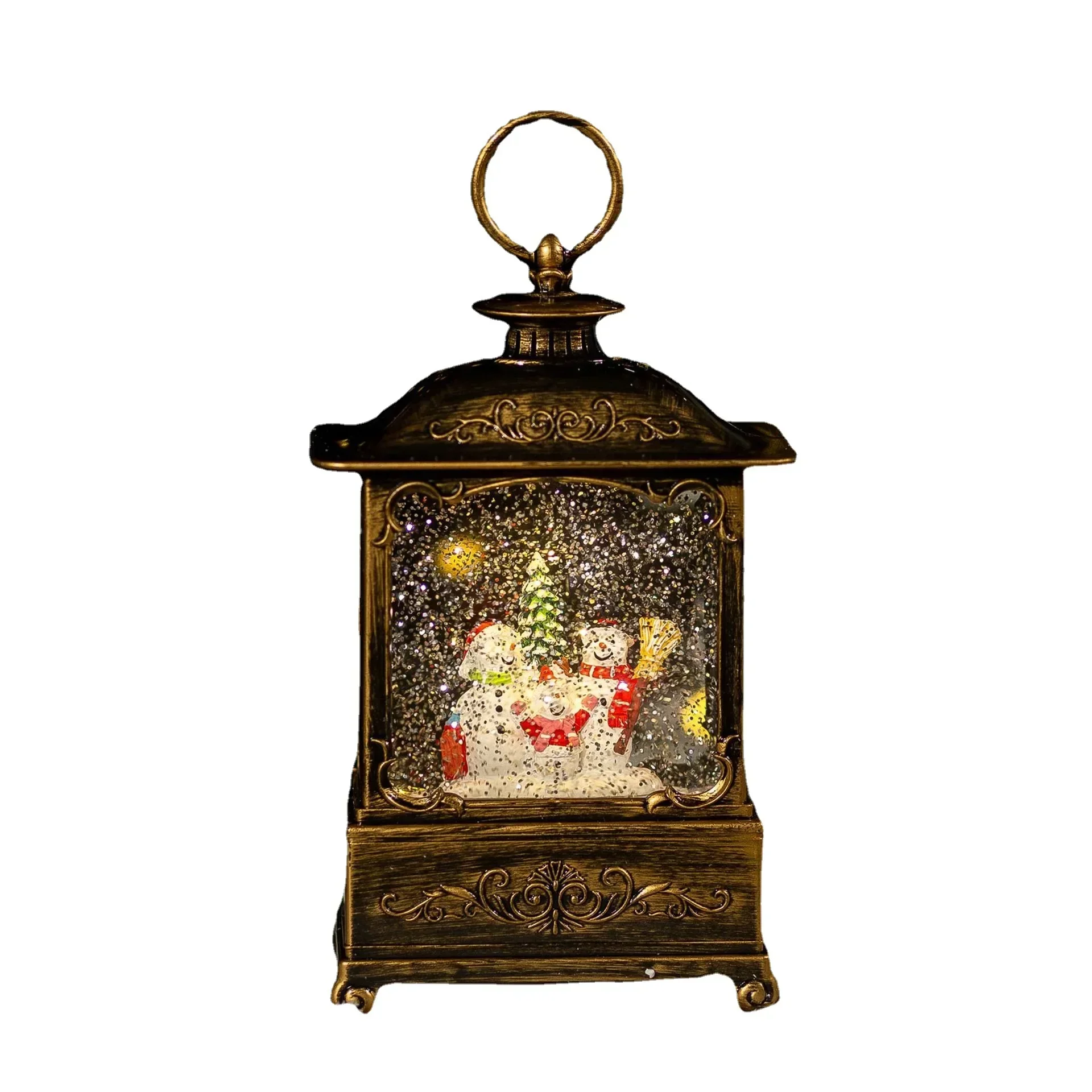 Christmas Decorations Ornaments Wind Lamps Christmas Crystal Lights Music Box Children's Birthday Christmas Gift Home Accessorie 5