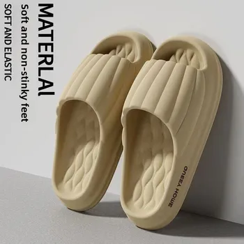 Women's Super Soft Eva Thick Platform Slides, Minimalist And Comfortable Indoor Bathroom Non-Slip Slippers, Women's Slippers 1