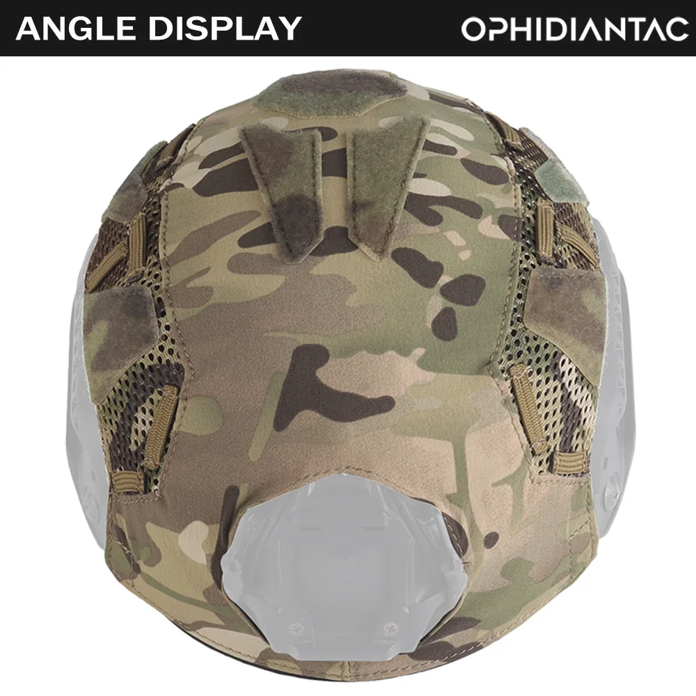 OPHIDIANTAC Schnelle Helmhaube, atmungsaktiv, Paintball-Schutzhaube, Airsoft-Helmzubehör für Jagdschießen – Detail 2