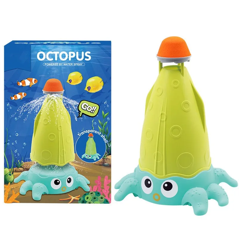 Inflatable Water Mat Doki Toy Outdoor Water Playing Toy Rotating Flying Octopus Sprinkler Summer Outdoor Sports Grassland