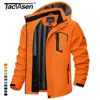 TACVASEN Spring Autumn Lightweight Jackets Mens Mesh Lined Waterproof Rain Jacket Outdoor Fishing Hiking Jacket Male Windbreaker 2