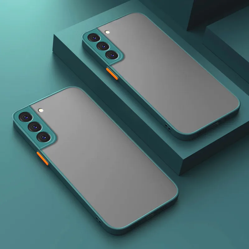 Enhanced Shockproof Matte Armor Case - Durable Bumper Cover for Samsung Galaxy Series