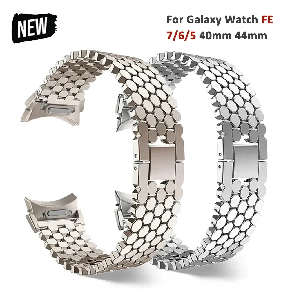 Women's Luxury Stainless Steel Watch Band - Elegant No Gap Design