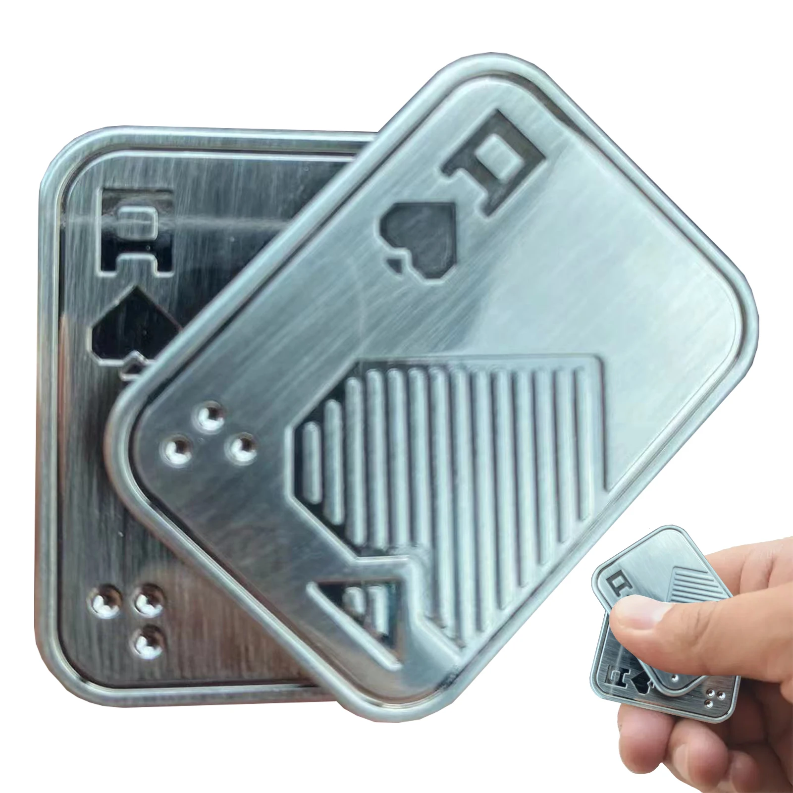 Poker Stainless Steel Magnetic Push Slider Adult Metal Toys Sensory ...