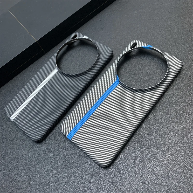 Ultra Thin Matte Carbon Fibre Stripe Shockproof Phone Case