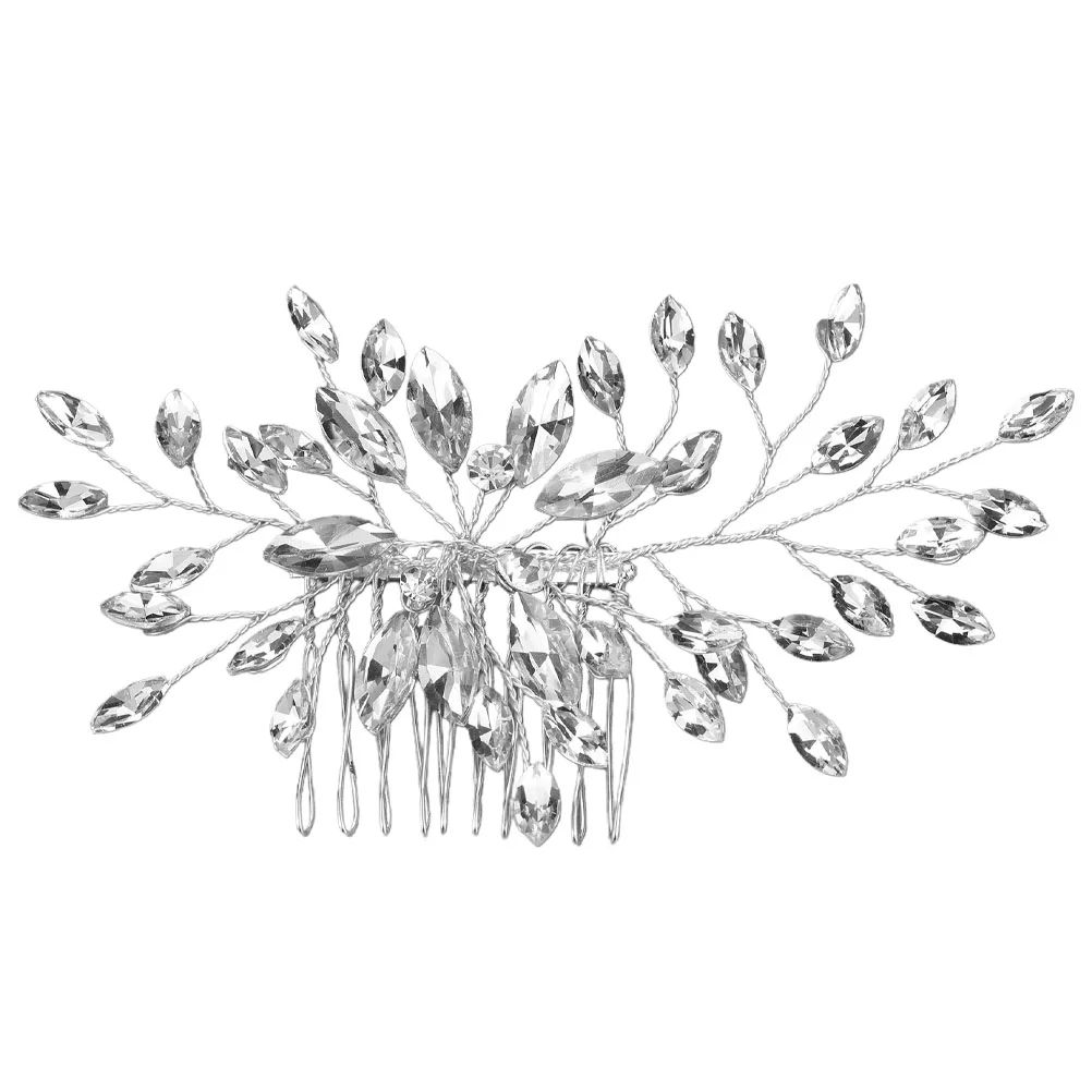 

Hair Accessories Handmade Rhinestone Comb (kc) Aesthetic Hanfu Combs for Women Fairy Jewelry Styling Decorative Bride