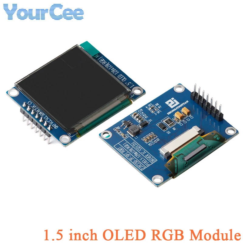 Waveshare 1.5 Inch OLED Module Waveshare 1.5inch OLED Display Module ...