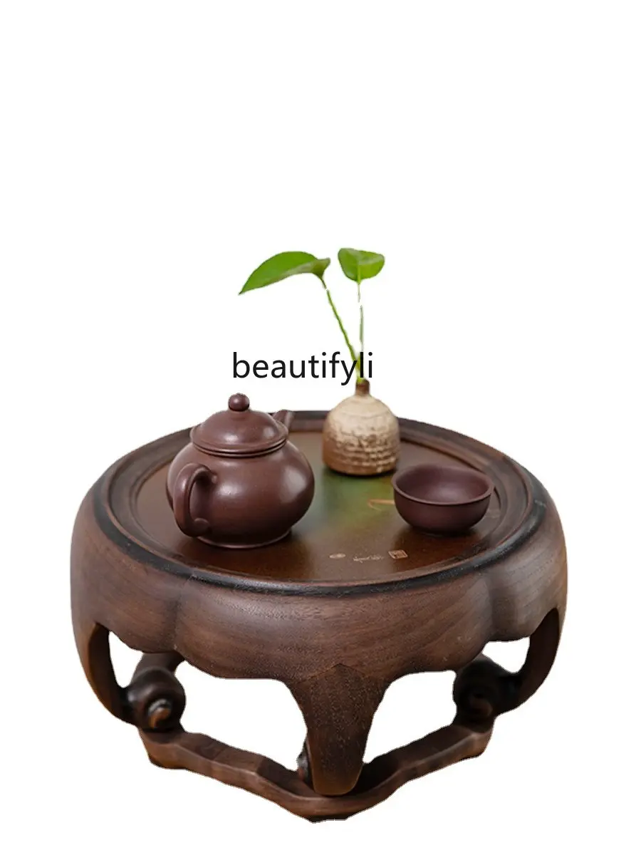

Домашний минималистичный креативный маленький чайный столик в китайском стиле из массива дерева, портативный маленький чайный столик в стиле кунг-фу