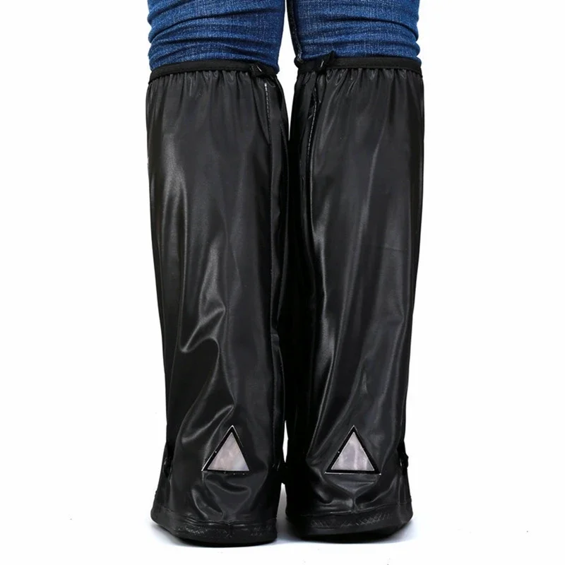 Waterproof shoe covers for motorcycle and cycling use