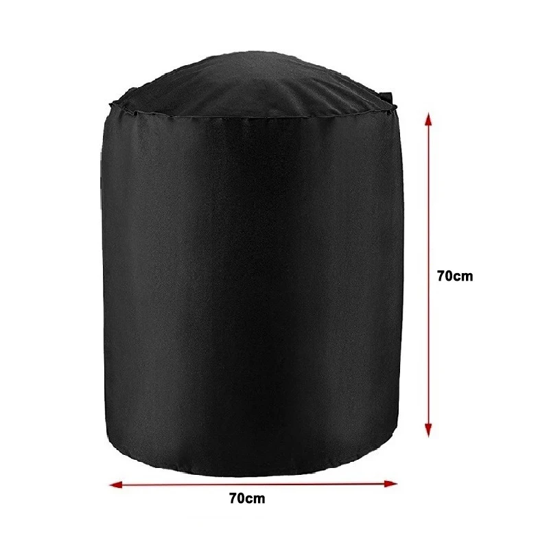 Round Outdoor Furniture Cover 70X70Cm Garden Barbecue Waterproof