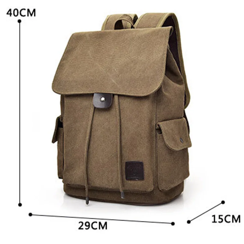 Autumn Fashion Backpack Casual Men's And Women's Vintage Canvas Travel Backpack High Quality College Student Durable Schoolbag