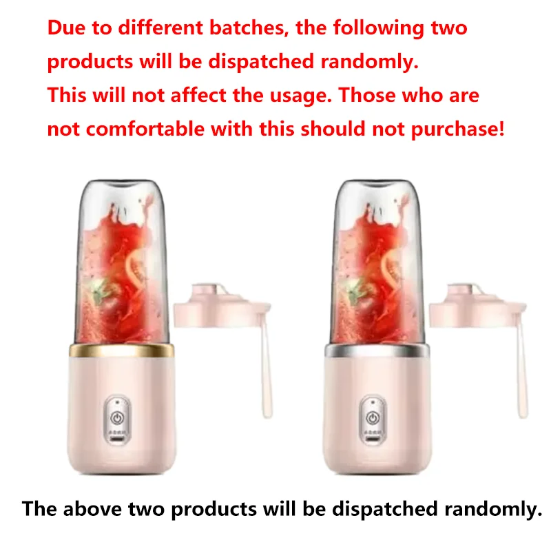 Portable USB Personal Mini Juicer Cup Handheld Travel Blender Single and Double Cups Design for Easy Use with Water Bottles 4