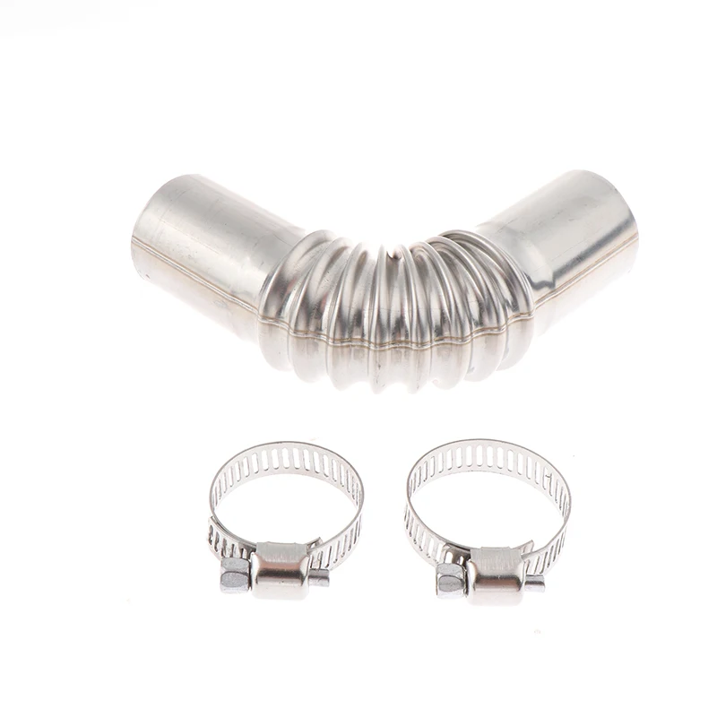 1Set Elbow Pipe Air Parking Heater Exhaust Tube for Diesel Heater Exhaust Pipe,Air Diesel Heater Duct Pipe,Heater Duct Connector,Air Heater Exhaust Connector,Car Heater Accessories