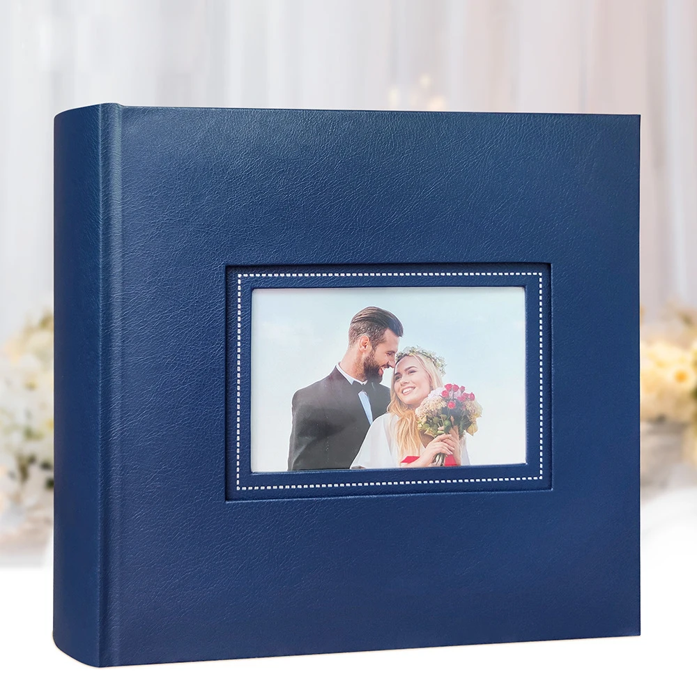 Leather 6-inch Family Photo Album 200 Pp Pockets Photo Albums 4x6 4r Wedding  Album Scrapbook - Photo Albums - AliExpress