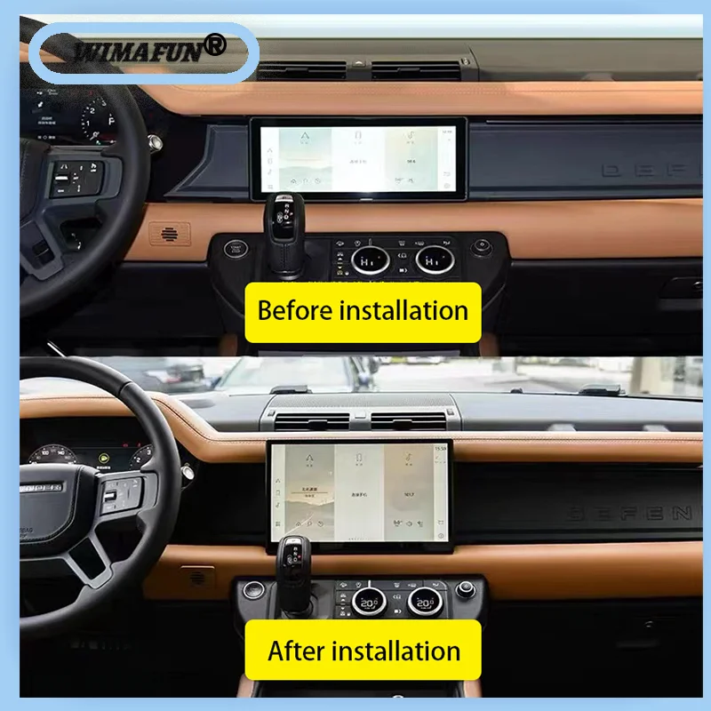 Car stereo head unit 11.4 for Land Rover Defender 90/110/130 / L663-no system screen retains original car functions