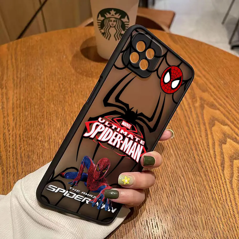 Funda mate para OPPO A97 A96 A95 A94 A93 A92 A92S A78 A74 A73 A72 A57 A55 A54 A53 A17 4G 5G Funda genial Marvel'S Spider-Man