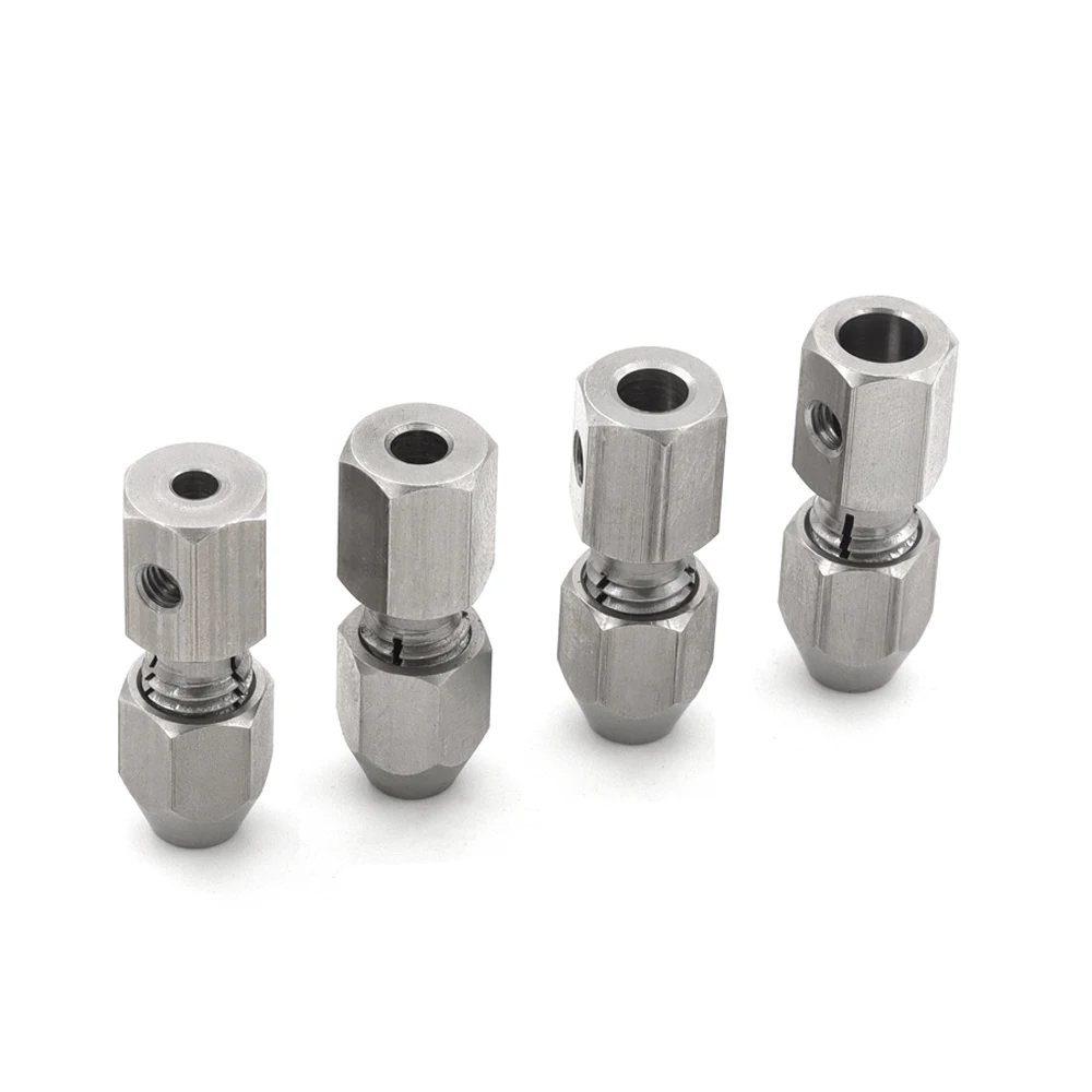 Coupleur Moteur RC Bateau 3.17mm-4mm Acier Inoxydable 2pcs
