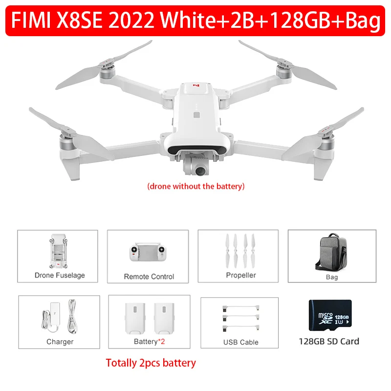 best drone with camera FIMI X8 SE 2022 Version 10km RC Drone FPV 3-Axis Gimbal 4K Camera HDR Video GPS Helicopter 35mins Flight Quadcopter RTF gps drone Camera Drones