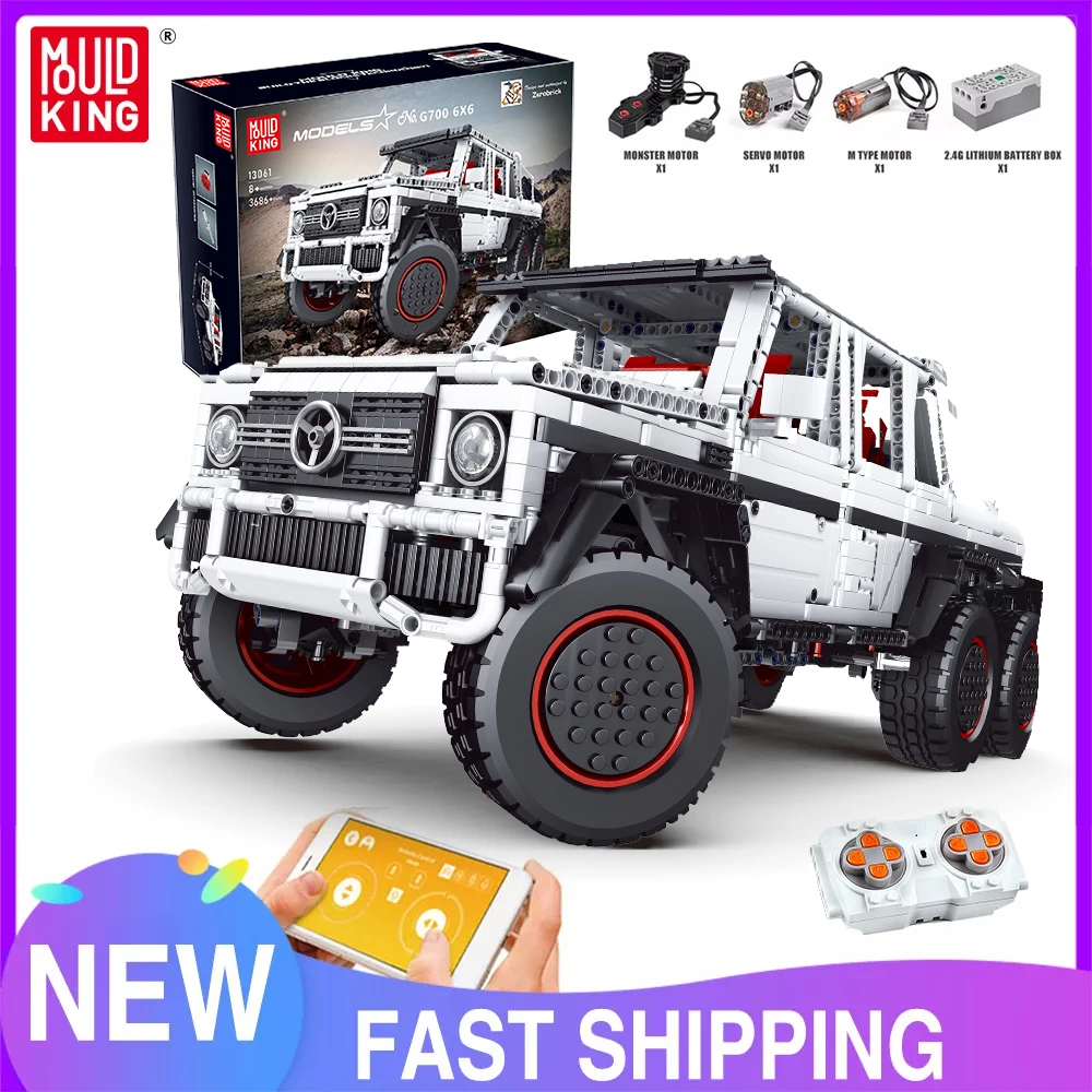 Zdalnie sterowany Mercedes G63 MOULD KING 13061 z EU za $115.98 / ~486zł
