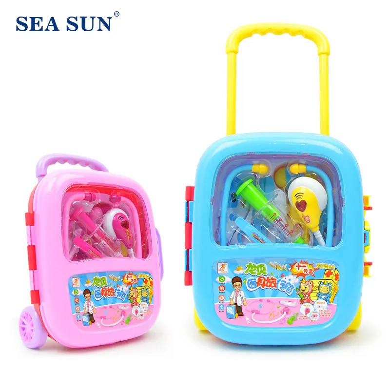 

Children Simulation Doctor Pretend Play Toys with Sound Light Medicine Trolley Case Box Toy Doctor Set for Kids Gift Doctor Set